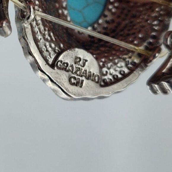 HSN R.J. Graziano "Best West" Simulated Turquoise Stretch Bracelet - Picture 8 of 8